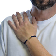 PULSERA OLIMPIADAS GOLD BLUE