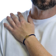 PULSERA BICICLETA GOLD BLUE