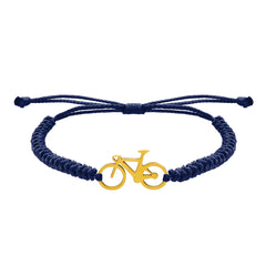 PULSERA BICICLETA GOLD BLUE