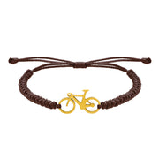 PULSERA BICICLETA GOLD BROWN
