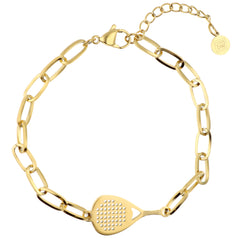 PULSERA PÁDEL CADENA GOLD