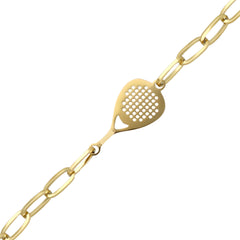 PULSERA PÁDEL CADENA GOLD