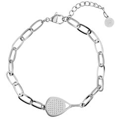 PULSERA PÁDEL CADENA SILVER