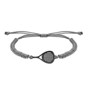 PULSERA PÁDEL TRENZADA GREY AND BLACK