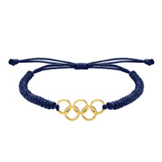 PULSERA OLIMPIADAS GOLD BLUE