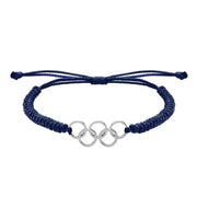 PULSERA OLIMPIADAS SILVER BLUE