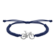 PULSERA BICICLETA SILVER BLUE