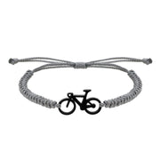 PULSERA BICICLETA BLACK GREY