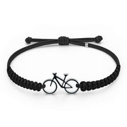 PULSERA MONTAIN BIKE SILVER BLACK