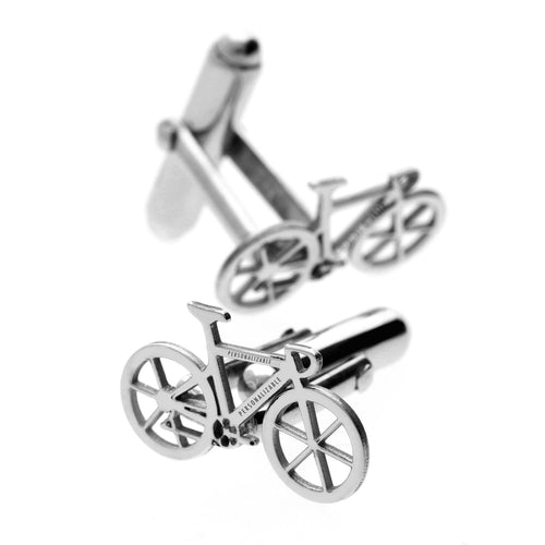 Gemelos Angliru personalizados con motivo de bicicleta de carretera